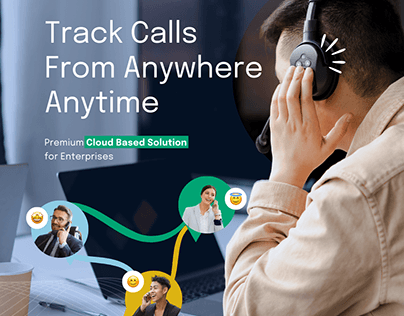 Calling Anywhere concept poster design in Canva