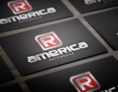 R America Automotive | Business Card Design