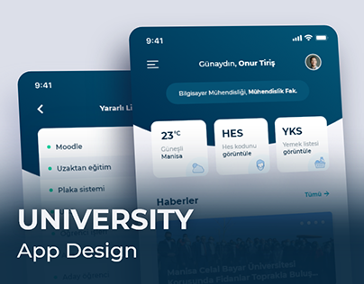 MCBU - University UI/UX App Design
