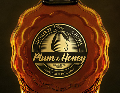 Plum and Honey Brandy Packaging