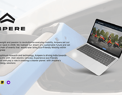 Project thumbnail - Ampere Website