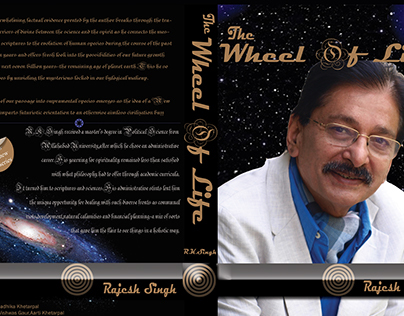 Book cover design for Mr. Rajesh Singh's Wheel of Life