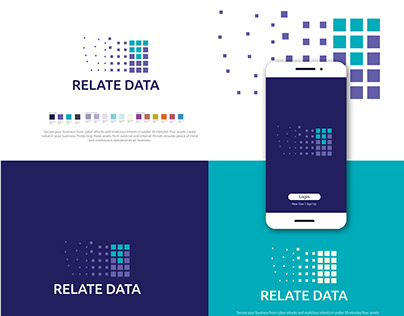 Logo design for Relate Data - Cyber Security Business