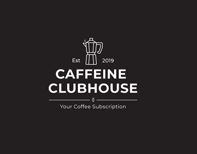 Caffeine Clubhouse Coffee Subscription Concept