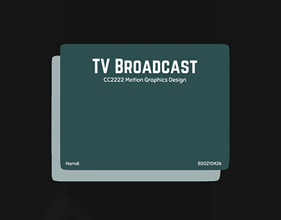 TV Broadcast Package (Hamdi B20210426)