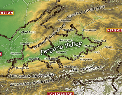 The Fergana Valley (1 map)