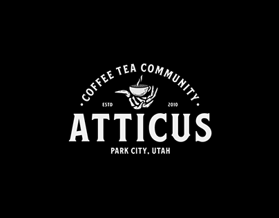 Logo Design for Atticus Coffee Tea Community
