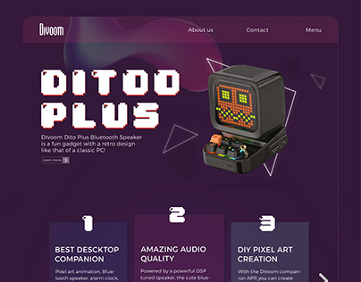 DITOO PLUST landing page e-commerce