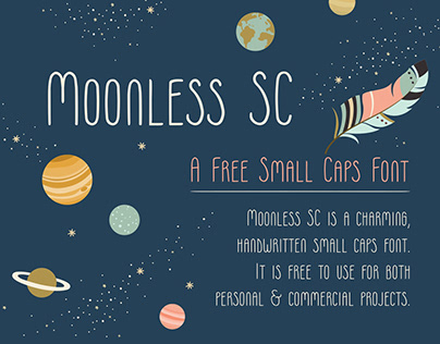Moonless SC - Free Font
