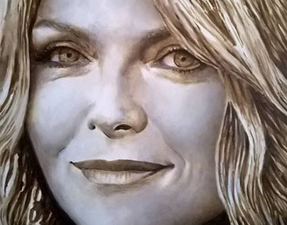 Study For Portrait Of Michelle Pfeiffer