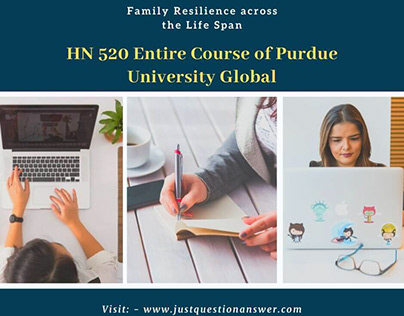 HN 520 Entire Course of Purdue University Global