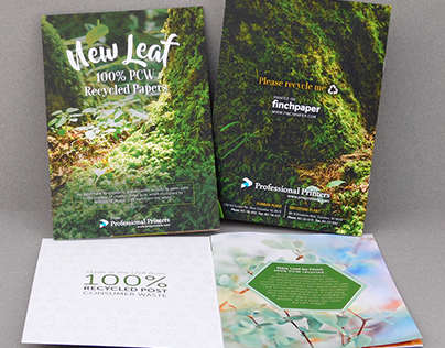 Professional Printers New Leaf 100% PCW Booklet