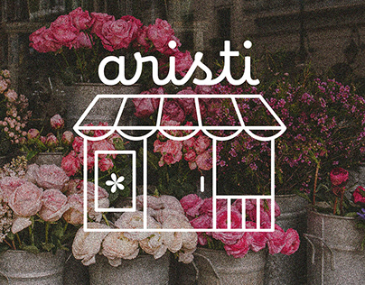 Логотип для цветочного ларька Aristi