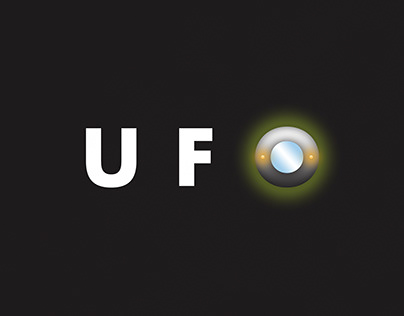 UFO | Typographical Poster