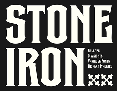 Stone Iron Variable Font