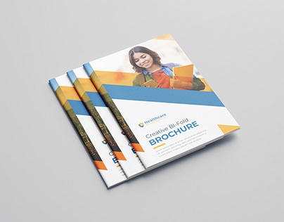 Bifold business brochure design.