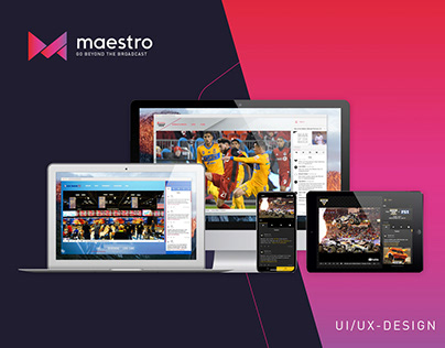 Maestro Online Broadcasting (UI/UX) Dashboard