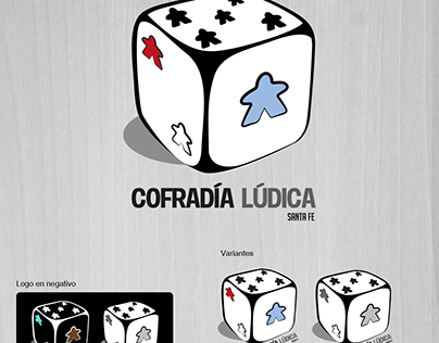 Logo para el club de juegos de mesa "Cofradía Lúdica"