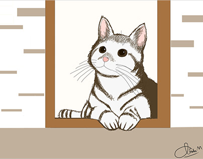 Project thumbnail - Cat Illustration