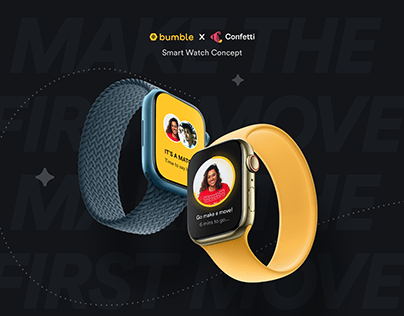 UI/UX for Bumble: Smart Watch App Concept