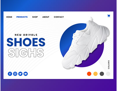 Landing Page - Footwear Concept