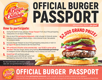 Granite State Burger Challenge - Branding