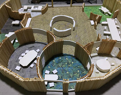 Scale Model (Office-Bamboo Hotel)