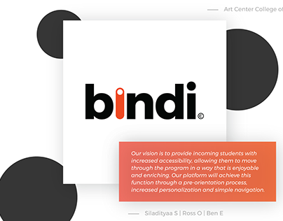 IXD101 - Mid Sem Project // Bindi