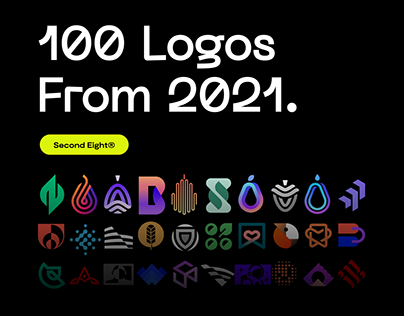 100 logos from 2021