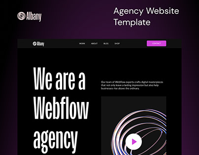 Albany Webflow Agency Template