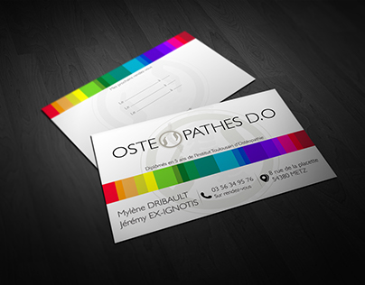 Business card (Osteopathe D.O.)