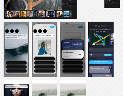 Art & Image processing apps redesign