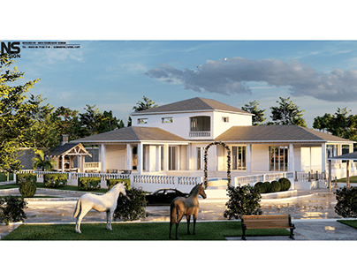 Project thumbnail - American style villa | Neoclassical |