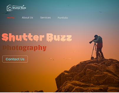 Shutter Buzz photography Website Case Study UI/UX