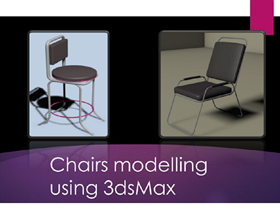 chairs modelling using 3dsMax