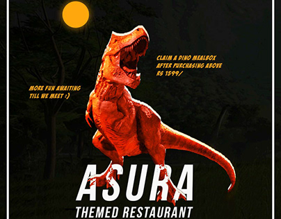 Prepared a Poster for a Themed based Restaurant.