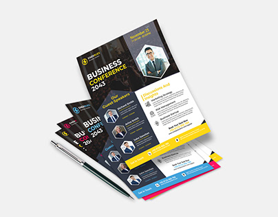 Flyer, conference, event, marketing, corporate, busines