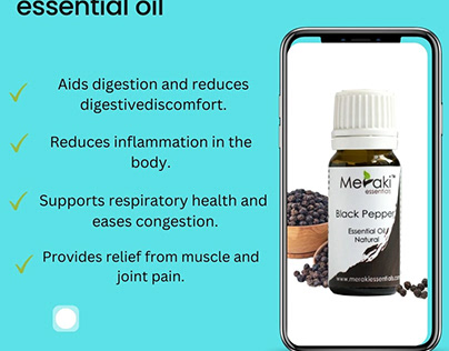 Health benefits of black pepper essential oil