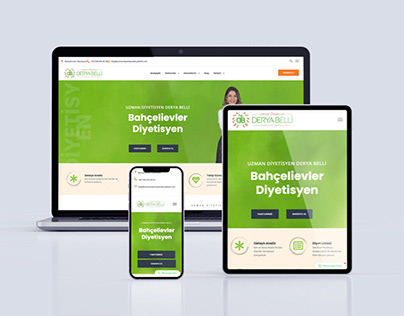Dietitian Derya Belli - Dietician Website Design