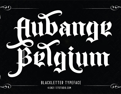 Free Font - Aubange Belgium
