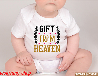 gift from heaven svg design