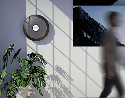Wall-mounted air purifier: Breathe.