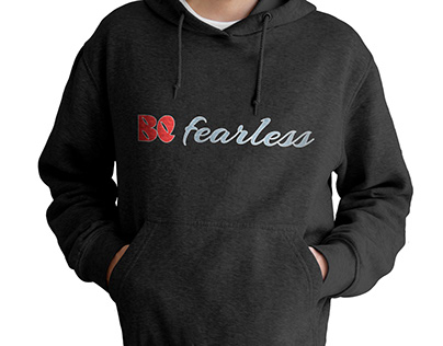 Be Fearless typography t-shirt design.