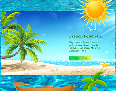 Explore French Polynesia Landing Page