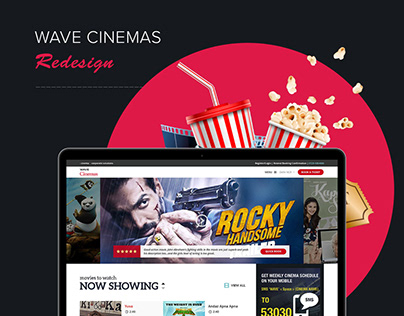 Wave Cinema Website - Redesigned