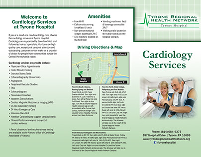 Cardiology Brochure for Tyrone Regional