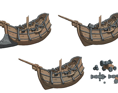 the concept of ships for the game