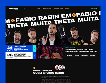 Project thumbnail - Novo site Fabio Rabin