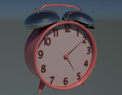 3D model of clock