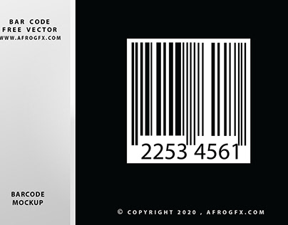 Barcode - Free Mockups and Vector - Download Now